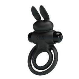 Эрекционное виброкольцо Vibrant penis ring III, Black