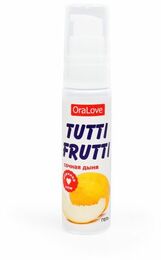 Съедобная смазка OraLove tutti-frutti, Сочная Дыня, 30 г