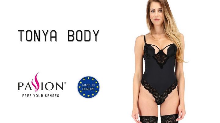 Боди TONYA BODY black L/XL - Pasison Exclusive