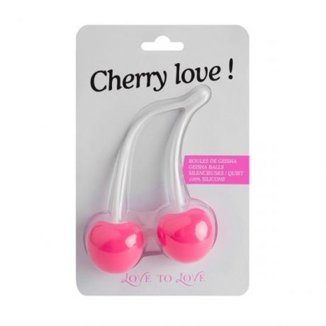 Вагинальные шарики Love To Love CHERRY LOVE, диаметр 3,5см, вес 77гр