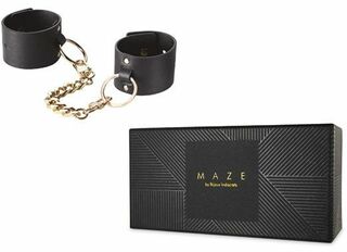 Наручники Bijoux Indiscrets MAZE - Wide Cuffs Black