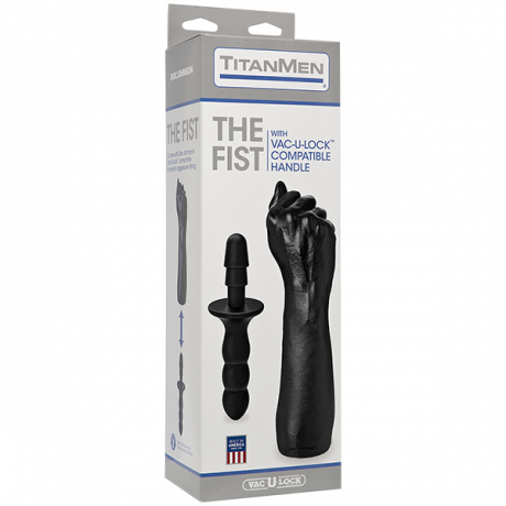 Кулак для фистинга Doc Johnson Titanmen The Fist with Vac-U-Lock Compatible Handle, диаметр 7,6см