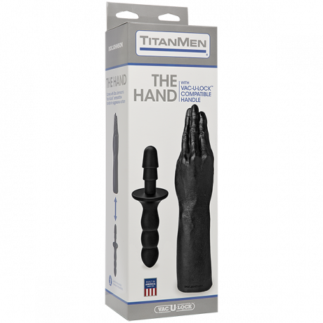 Рука для фистинга Doc Johnson Titanmen The Hand with Vac-U-Lock Compatible Handle, диаметр 6,9см