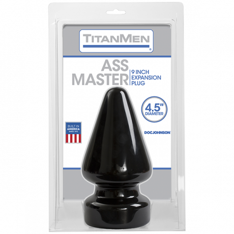 Пробка для фистинга Doc Johnson Titanmen Tools - Butt Plug - 4.5 Inch Ass Master, диаметр 11,7см