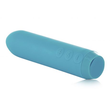 Минивибратор Je Joue - Classic Bullet Vibrator Teal с глубокой вибрацией и фиксацией на палец