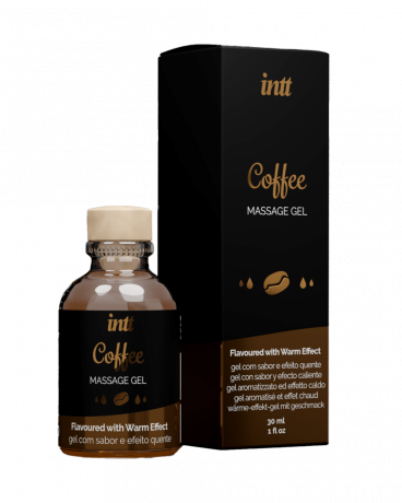 Массажный гель для интимных зон Intt Coffee (30 мл) разогревающий