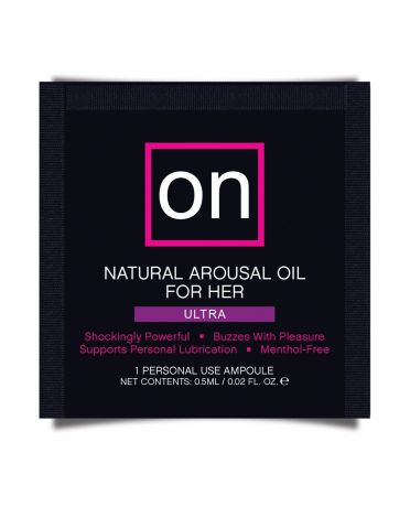 Пробник возбуждающего масла Sensuva - ON Arousal Oil for Her Ultra (0,5 мл)