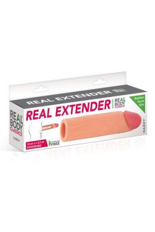 Насадка на член Real Body - Real Extender HARDY с открытой головкой