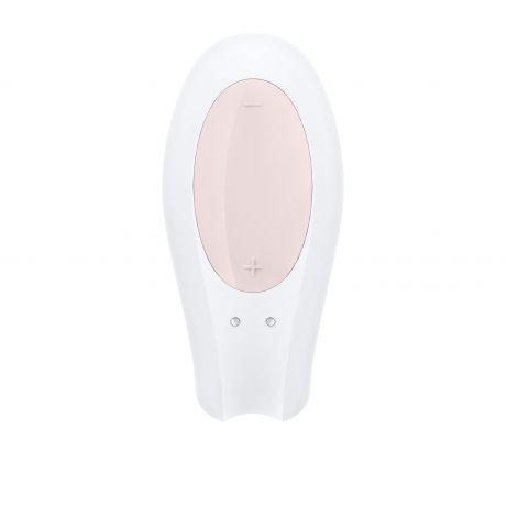 Смарт-вибратор для пар Satisfyer Double Joy White с широким клиторальным стимулятором