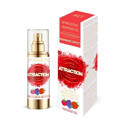 Разогревающее массажное масло с феромонами MAI PHEROMON MASSAGE OIL - RED FRUITS (30 мл)