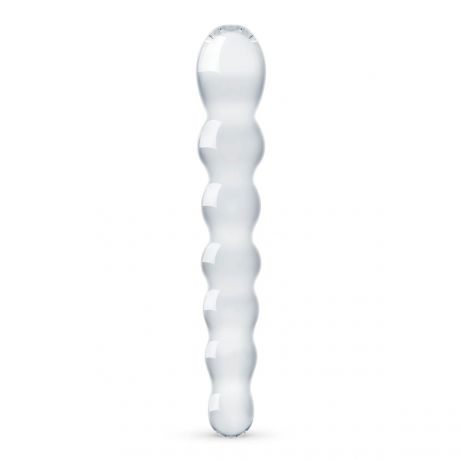 Стеклянный дилдо в виде бусин Gildo Glass Dildo No. 19