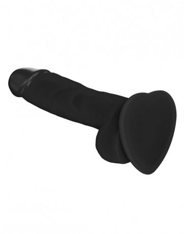 Реалистичный фаллоимитатор Strap-On-Me SOFT REALISTIC DILDO Black - Size M