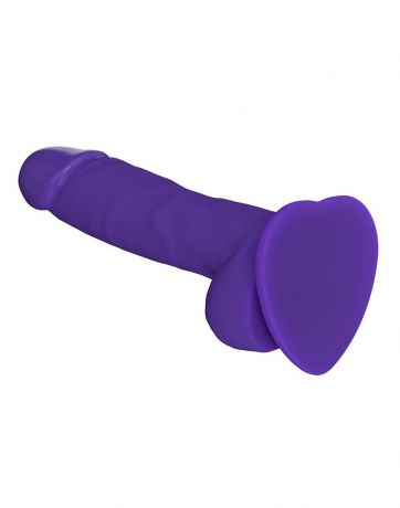 Реалистичный фаллоимитатор Strap-On-Me SOFT REALISTIC DILDO Violet - Size M