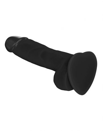 Реалистичный фаллоимитатор Strap-On-Me SOFT REALISTIC DILDO Black - Size L