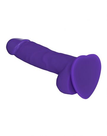 Реалистичный фаллоимитатор Strap-On-Me SOFT REALISTIC DILDO Violet - Size L