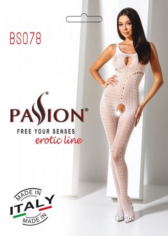 Бодистокинг Passion BS078 white