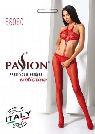 Бодистокинг Passion BS080 red