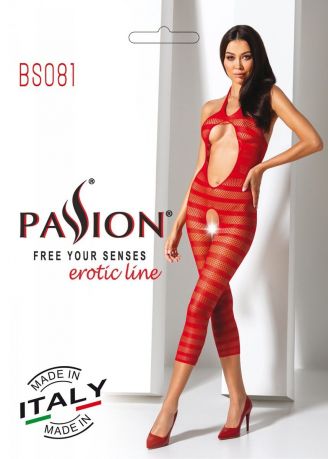 Бодистокинг Passion BS081 red