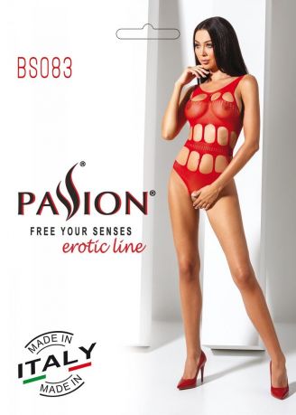 Бодистокинг Passion BS083 red