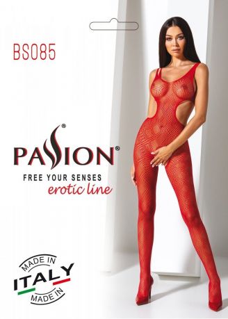 Бодистокинг Passion BS085 red