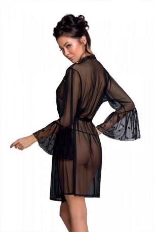 LOVELIA PEIGNOIR black L/XL - Passion