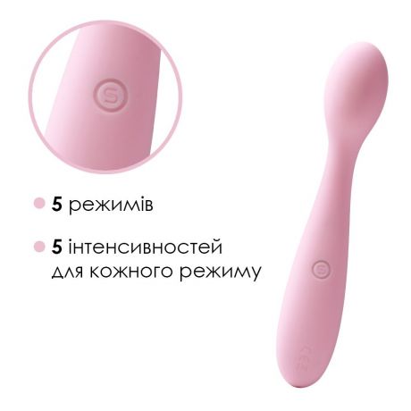 Стимулятор клитора и точки G Svakom Keri Pale Pink