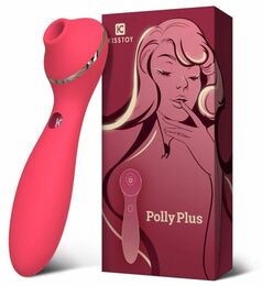 Вакуумный вибратор KisToy Polly Plus Red