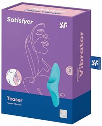 Вибратор на палец Satisfyer Teaser Light Blue