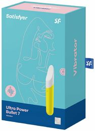 Минивибратор с гибким язычком Satisfyer Ultra Power Bullet 7 Yellow