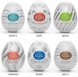 Набор яиц-мастурбаторов Tenga Egg New Standard Pack (6 яиц)