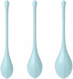 Набор йони бусин Satisfyer Yoni Power 2 Light Blue, диаметр 2-2,5-3см, вес 22-44-73гр