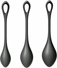 Набор йони бусин Satisfyer Yoni Power 2 Black, диаметр 2-2,5-3см, вес 22-44-73гр