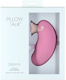 Роскошный вакуумный клиторальный стимулятор Pillow Talk - Dreamy Pink с кристаллом Swarovski