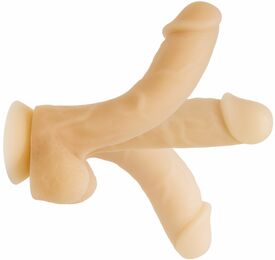 Фаллоимитатор ADDICTION - DAVID - 8" Bendable Silicone Dong