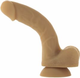 Фаллоимитатор ADDICTION - ANDREW - 8" Bendable Silicone Dong - Caramel