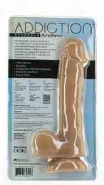 Фаллоимитатор ADDICTION - ANDREW - 8" Bendable Silicone Dong - Caramel