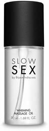 Разогревающее съедобное массажное масло Bijoux Indiscrets SLOW SEX - Warming massage oil