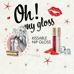 Согревающий и охлаждающий блеск для сосков Bijoux Indiscrets Kissable Nip Gloss DUET (2 х13мл)