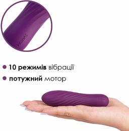 Мощный мини вибратор Svakom Tulip Violet