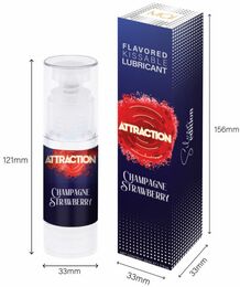 Смазка на водной основе MAI ATTRACTION CHAMPAGNE STRAWBERRY (50 мл)