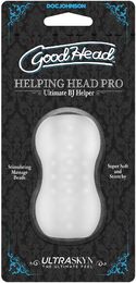 Мастурбатор Doc Johnson GoodHead - Helping Head Pro - Frost