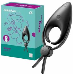 Эрекционное кольцо Satisfyer Sniper Black