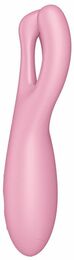 Клиторальный смарт вибратор Satisfyer Threesome 4 Pink с тремя пальчиками