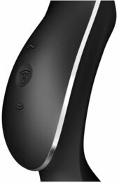 Вакуумный стимулятор с вибрацией Satisfyer Curvy Trinity 2 Black