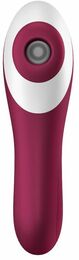 Вакуумный стимулятор с вибрацией Satisfyer Dual Crush Wine Red