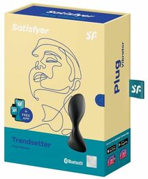 Анальная смарт-пробка с вибрацией Satisfyer Trendsetter Black