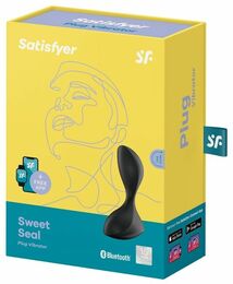 Анальная смарт-пробка с вибрацией Satisfyer Sweet Seal Black