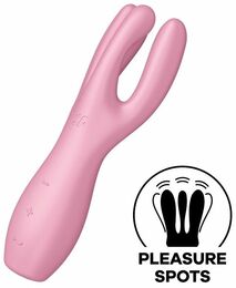 Клиторальный вибратор Satisfyer Threesome 3 Pink с тремя пальчиками