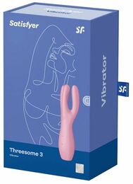 Клиторальный вибратор Satisfyer Threesome 3 Pink с тремя пальчиками