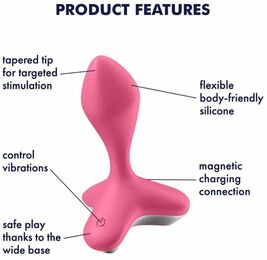 Анальная пробка с вибрацией Satisfyer Game Changer Pink